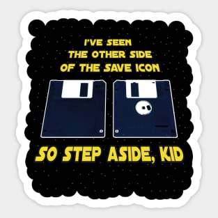 Floppy Disk Joke Sticker